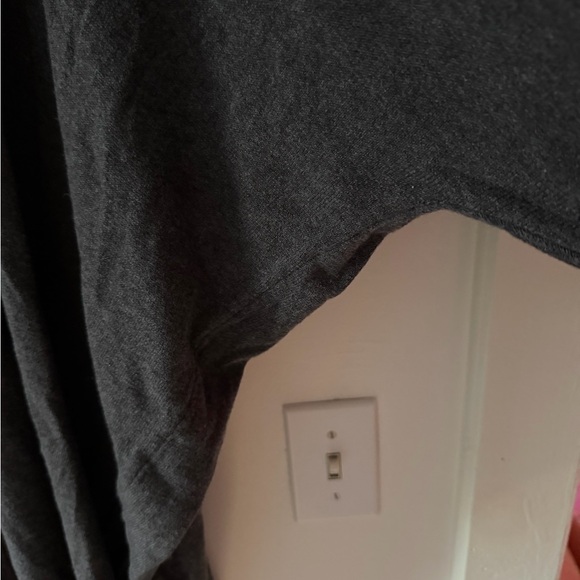 Mersea Chelsea Kimono on Inkwell Charcoal Grey One Size Open Front Cardigan - Picture 8 of 15